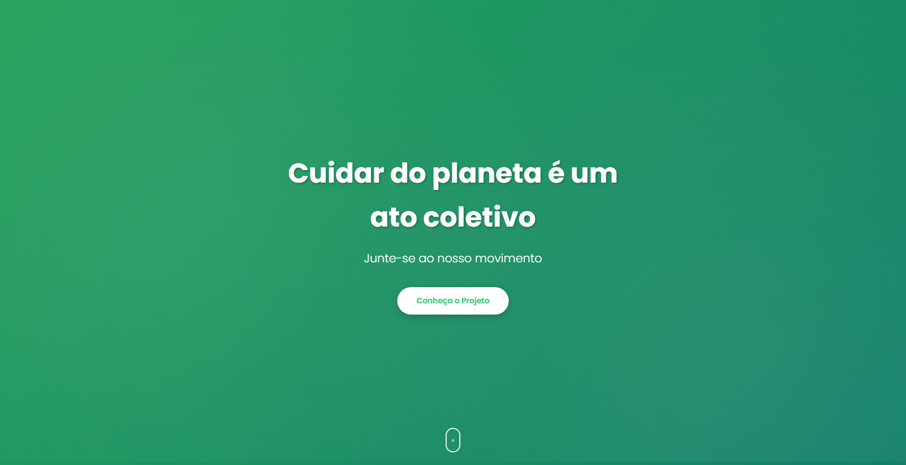 Visual da abertura do projeto